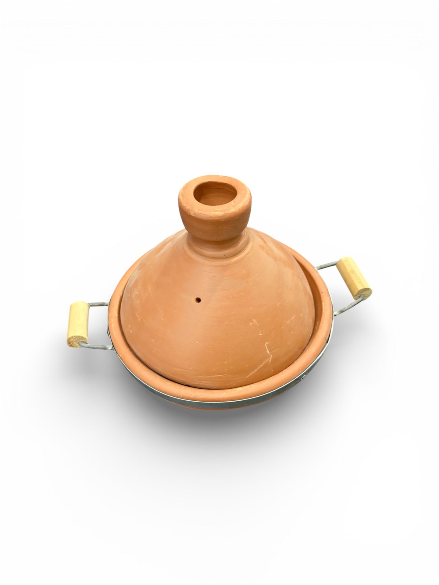 TAJINE TERRE CUITE FER AVEC POIGNÉES non émaillé fait main 3 tailles disponibles – Image 4