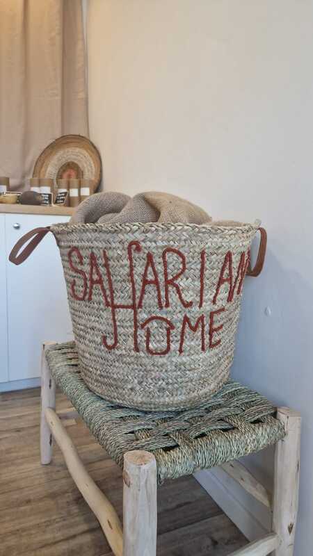 panier marocain de rangement