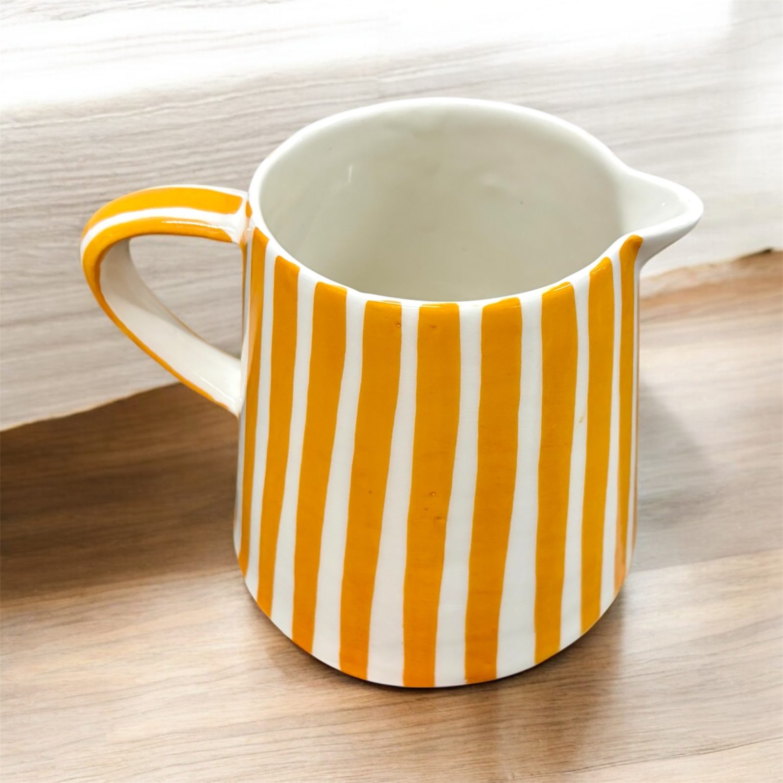 CARAFE MAROCAINE RAYÉE JAUNE – Image 3