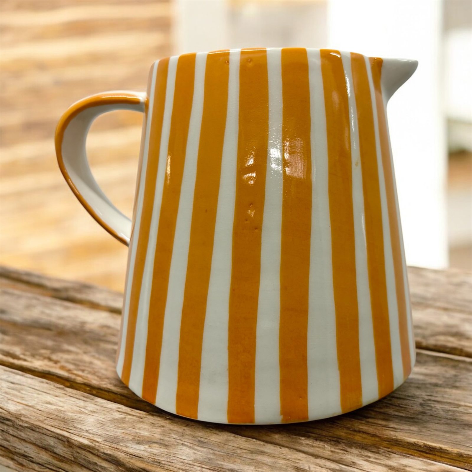 CARAFE MAROCAINE RAYÉE JAUNE – Image 2