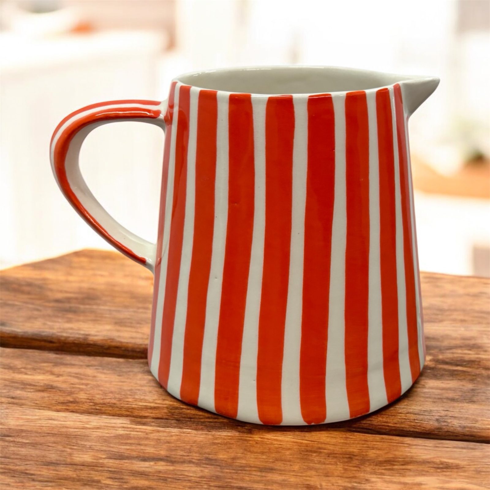 CARAFE MAROCAINE RAYÉE ORANGE